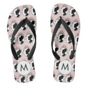 Tongs Style Camo Victorien Flip Rose (Semelle)