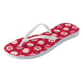 Tongs Style Noël Décorations Motif (Incliné)
