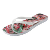 Tongs Sucres de canne et menthe de Noël (Incliné)