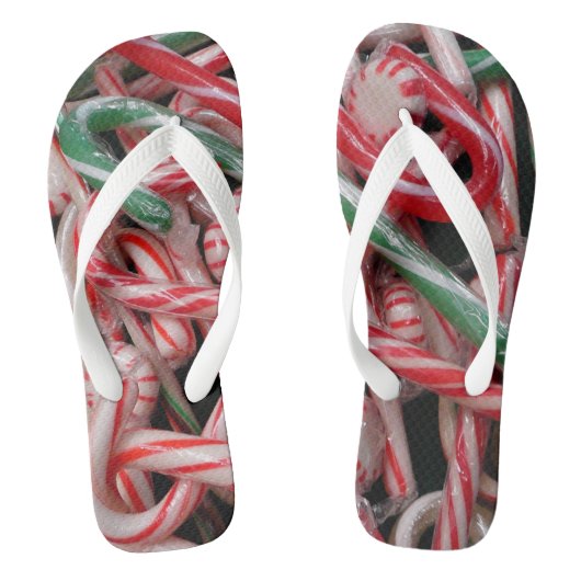 Tongs Sucres de canne et menthe de Noël (Semelle)