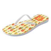 Tongs Summer Ice Lollies Pattern Monogram (Incliné)