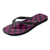 Tongs Supergirl Hearts Motif diagonal (Incliné)