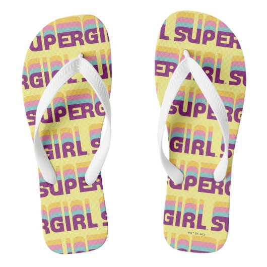 Tongs Supergirl Retro Colorshift Graphic (Semelle)