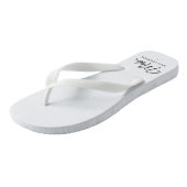 Tongs Sur Mesure, Mme Est. Script élégant moderne nouvel (Incliné)
