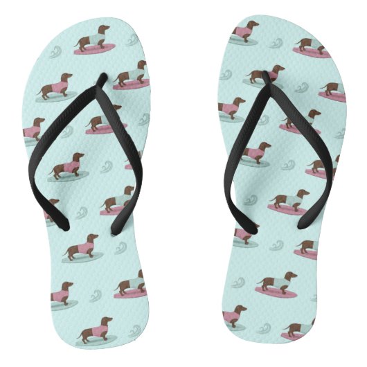 Tongs Surf Dachshunds Flip Flops (Semelle)