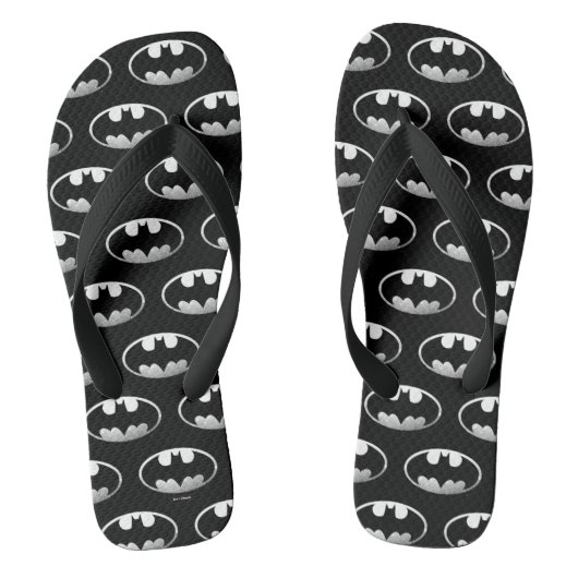 Tongs Symbole Batman | Logo Grainy (Semelle)