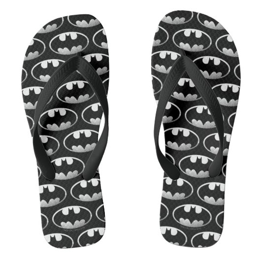 Tongs Symbole Batman | Logo Grainy (Semelle)