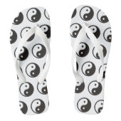 Tongs Symbole Yin Yang - tatouage solide (Semelle)