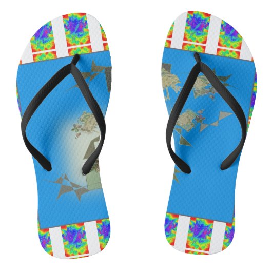 Tongs Symétrie Abstraite (Semelle)