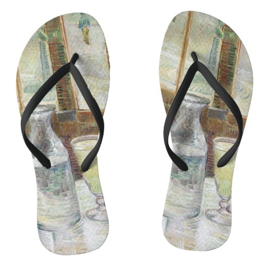 Tongs Table de café de Vincent Van Gogh avec Absinthe (Semelle)