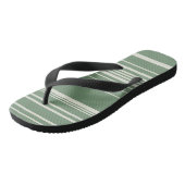 Tongs Tailles complexes en vert (Incliné)