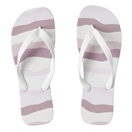 Tongs Tailles rose ondulées (Semelle)