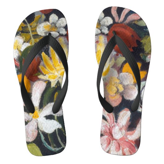 Tongs Tapis de fleurs | Auguste Macke | (Semelle)