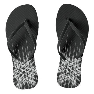 Tongs Tatouage blanc dans le noir