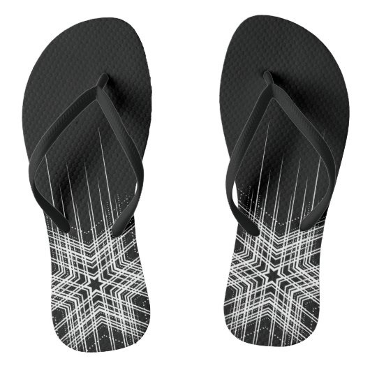 Tongs Tatouage blanc dans le noir (Semelle)