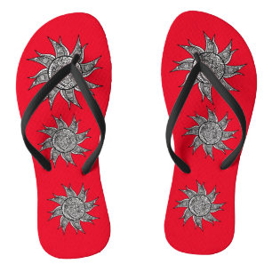 Tongs Tatouage de henné Sun Thunder_Cove