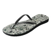 Tongs Terrazzo Vert Moderne (Incliné)