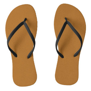 Tongs Terre Soudan Brown Neutre Couleur Solide Imprimer
