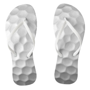 Tongs Texture de balle de golf blanche gaufree