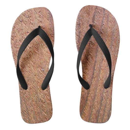 Tongs Texture de bois (Semelle)