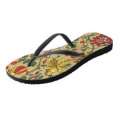 Tongs Texture des fleurs (Incliné)