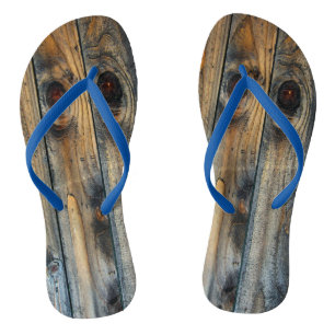 Tongs Texture en bois unique COOL