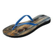 Tongs Texture en bois unique COOL (Incliné)