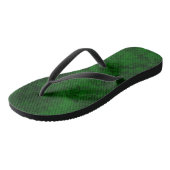Tongs texture vert foncé texturé en marbre de daim grani (Incliné)