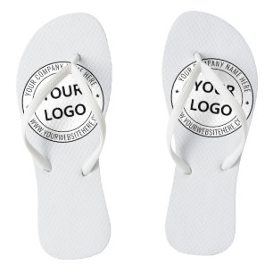 Tongs Timbre d'entreprise du logo d'entreprise personnal