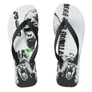 Tongs Toit Top Gorillas Miami Flip Flops