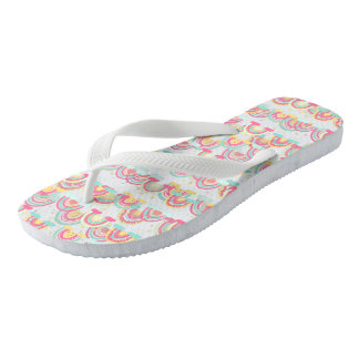 Tongs Tootsie Fruit Arc-en-ciel Flip Flops