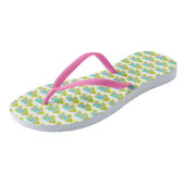 Tongs Tortue de mer Pink Strlip Flops (Incliné)