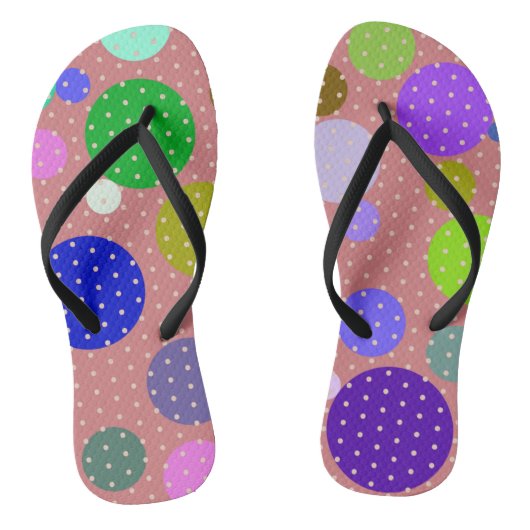 Tongs Tourner avec des points et plus de points (Semelle)