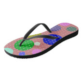 Tongs Tourner avec des points et plus de points (Incliné)