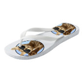 Tongs Tournes de chats cool (Incliné)