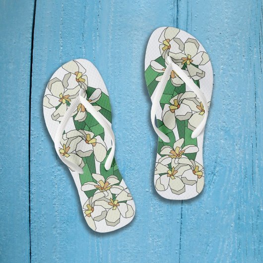 Tongs Tournes de la Plumeria