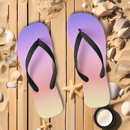 Tongs Tournes de plage de Sunset Gradient