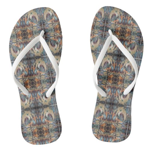 Tongs Tournes de symétrie Abstraites (Semelle)