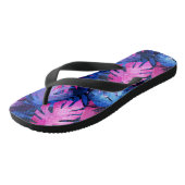 Tongs Tournes d'impression tropicales (Incliné)