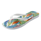 Tongs Tournes d'impression tropicales (Incliné)