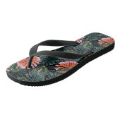 Tongs Tournes d'impression tropicales (Incliné)