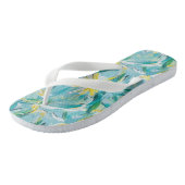 Tongs Tournes d'impression tropicales (Incliné)