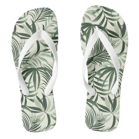 Tongs Tournes d'impression tropicales (Semelle)