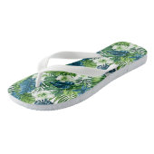 Tongs Tournes d'impression tropicales (Incliné)