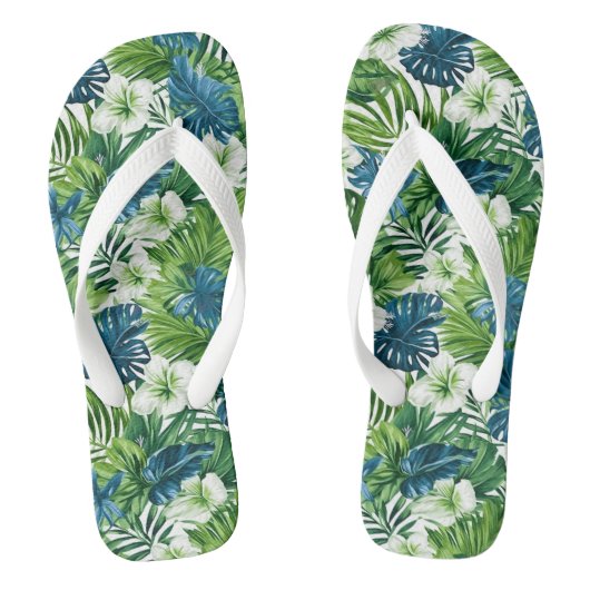 Tongs Tournes d'impression tropicales (Semelle)