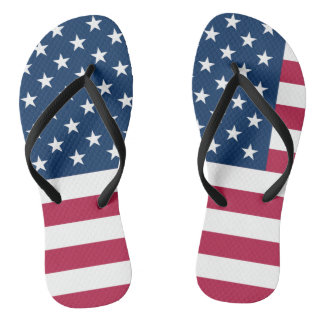 Tongs Tournes du drapeau américain