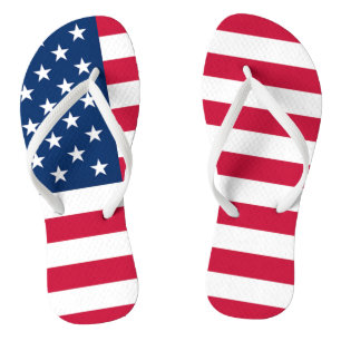 Tongs Tournes du drapeau américain