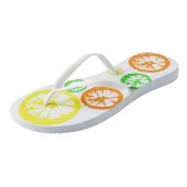 Tongs Tournes en tranches d'agrumes (Incliné)