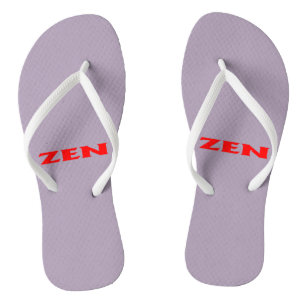 Tongs Tournes gris-rouge zen