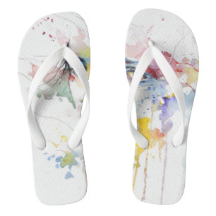 Tongs Tournes pour adultes, larges bretelles